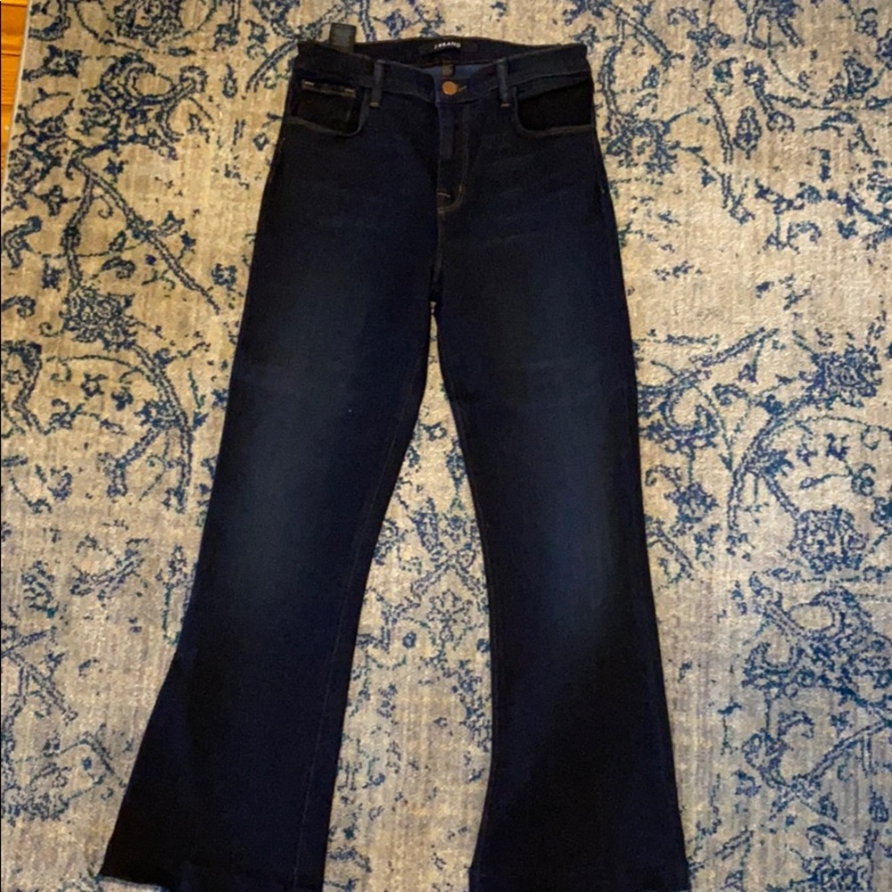 J Brand María Flare Jeans, Embrace dark blue